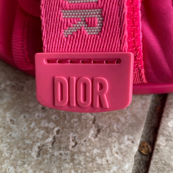 Dior Bright Pink Slide Sandals - Picture 2 of 16